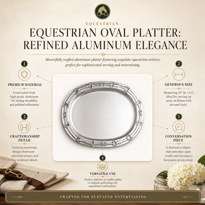 Equestrian Oval Platter 11