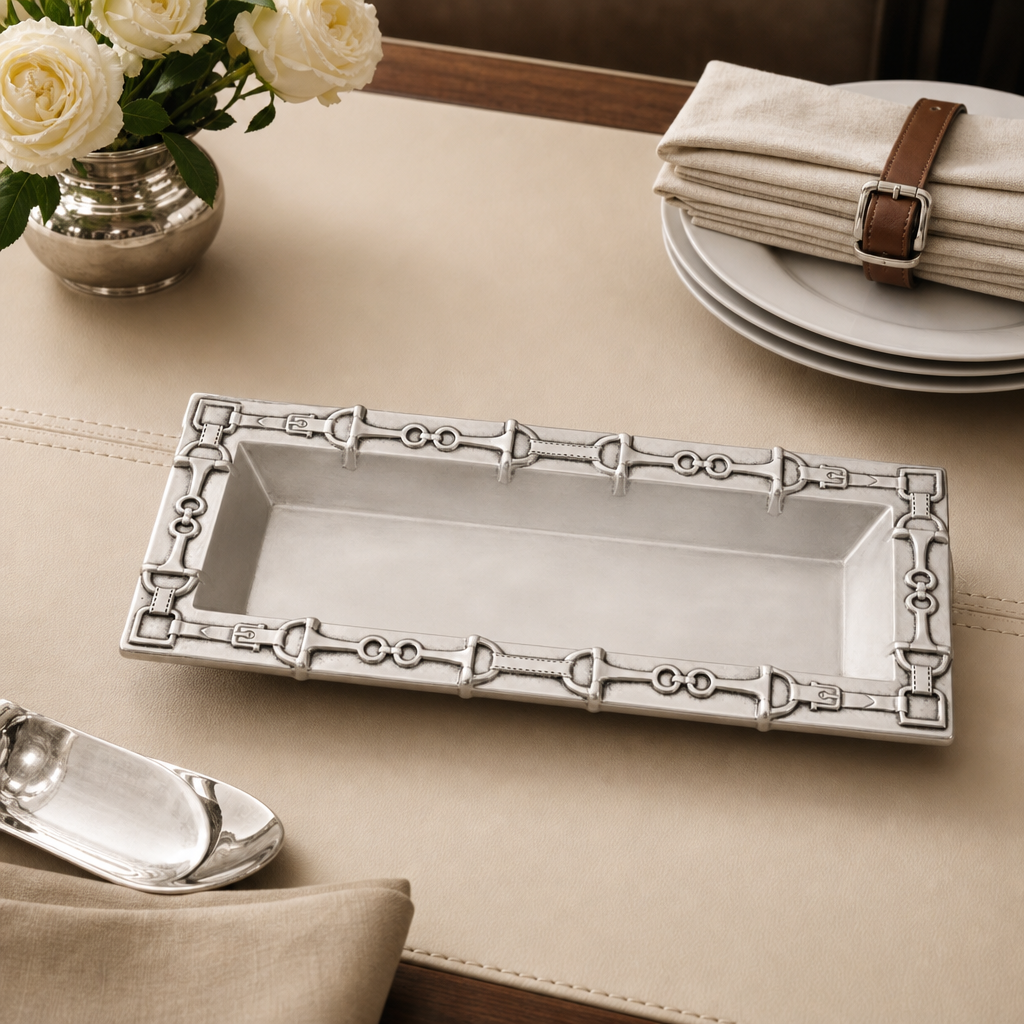 Equestrian Oblong Tray 1