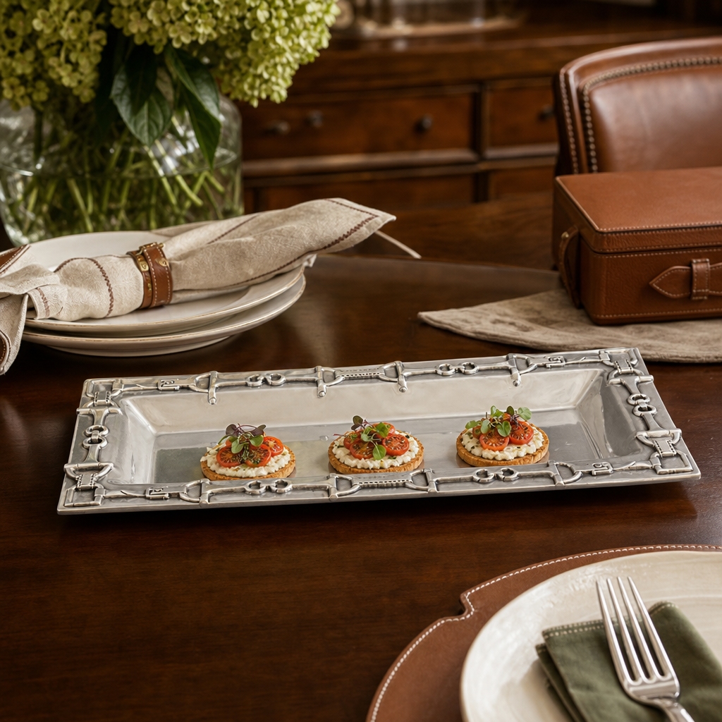 Equestrian Oblong Tray 7