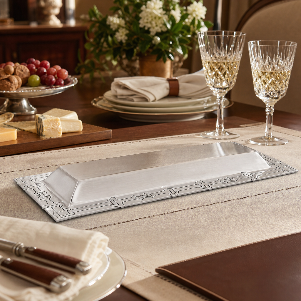Equestrian Oblong Tray 9