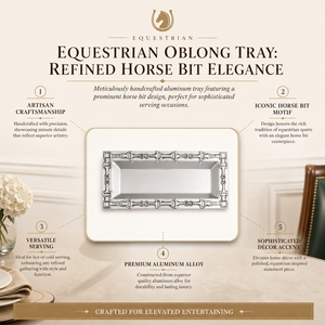 Equestrian Oblong Tray 11
