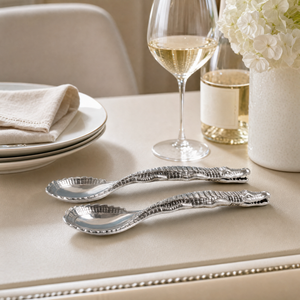 Alligator Figural Serving Set 3