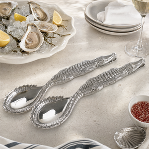Alligator Figural Serving Set 7