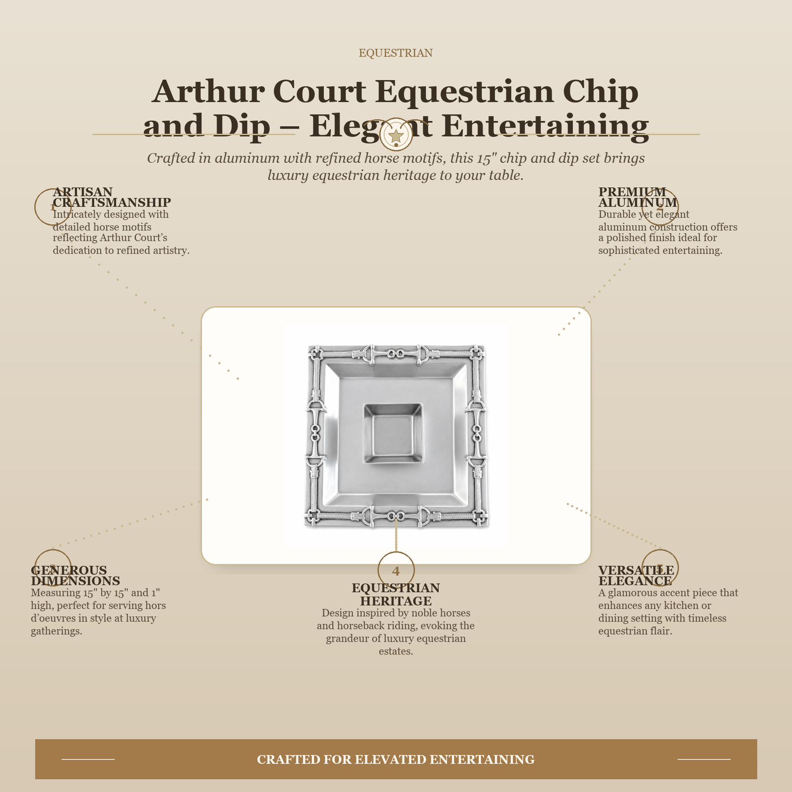 Equestrian Chip and Dip: Refined Equestrian Elegance for Entertaining