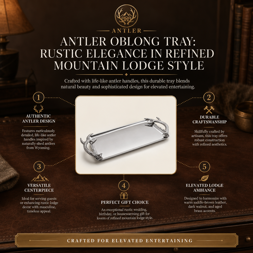Antler Oblong Tray 7