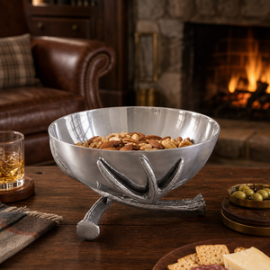 Antler Pedestal Bowl 7
