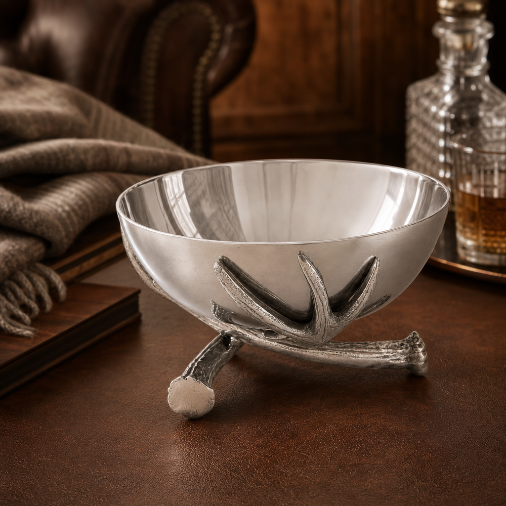 Antler Pedestal Bowl 3