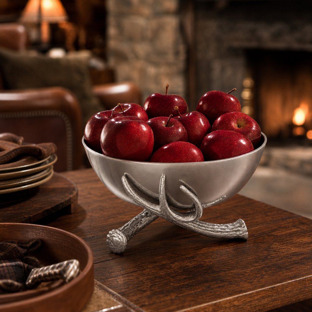 Antler Pedestal Bowl 8