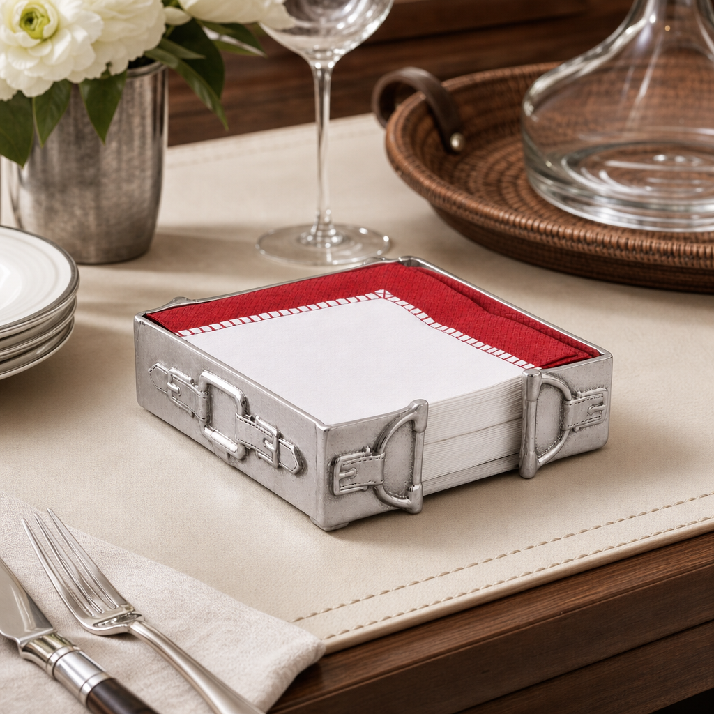 Equestrian Luncheon Napkin Box 1