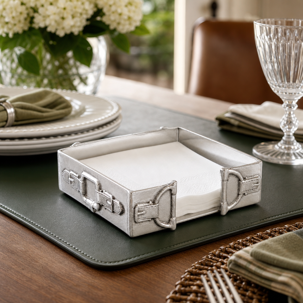 Equestrian Luncheon Napkin Box 6