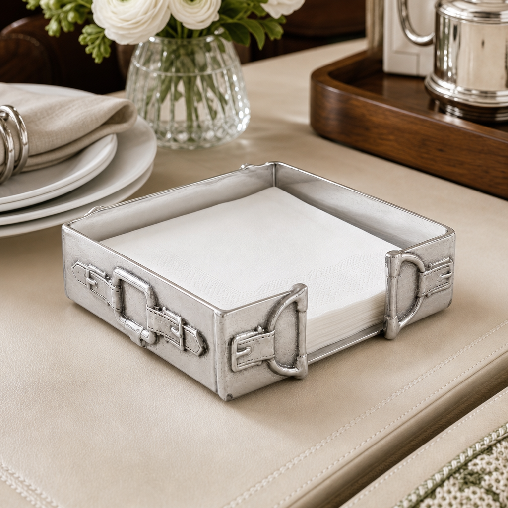 Equestrian Luncheon Napkin Box 3