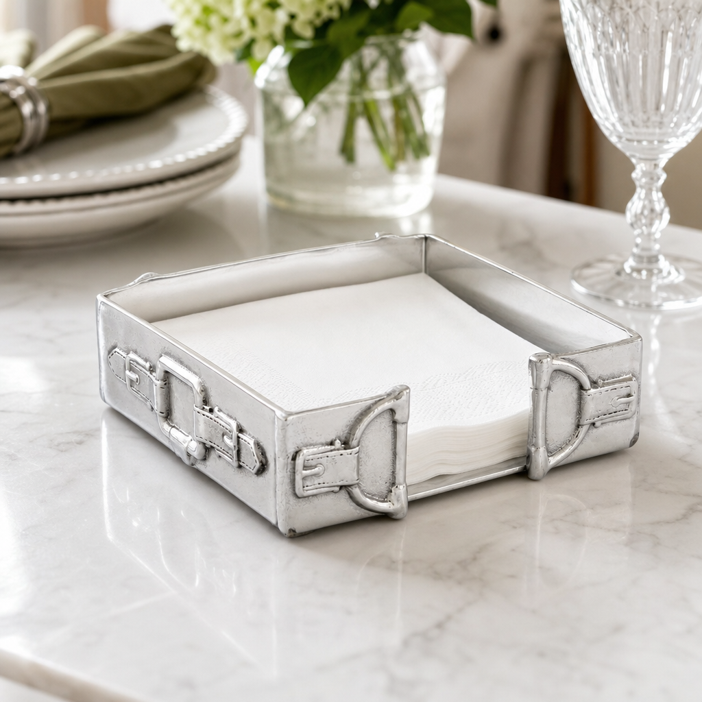 Equestrian Luncheon Napkin Box 8