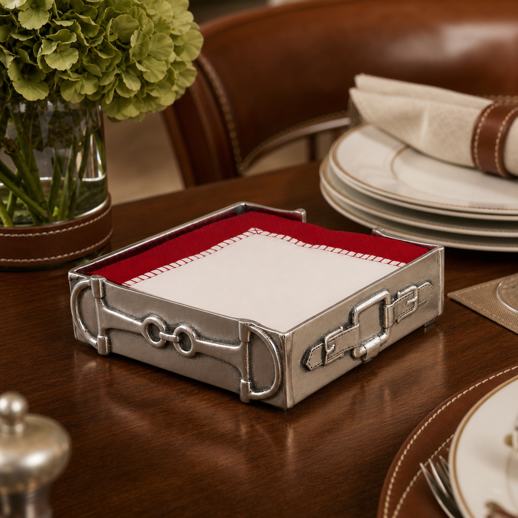Equestrian Luncheon Napkin Box 7