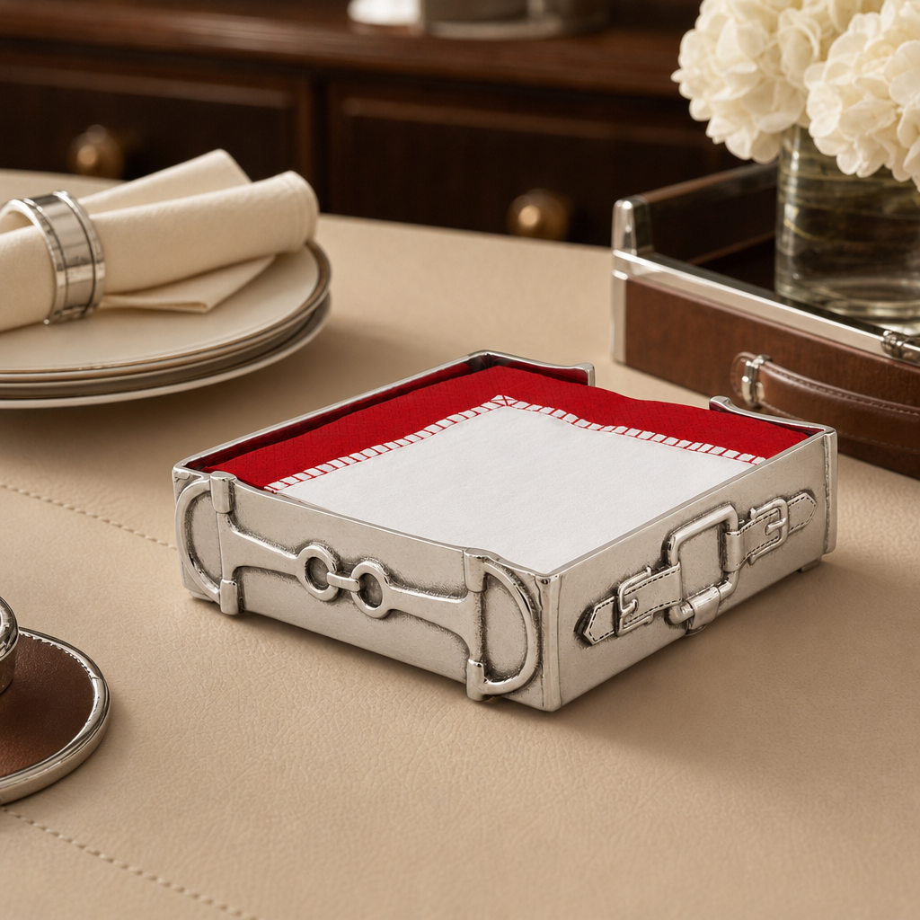 Equestrian Luncheon Napkin Box 4