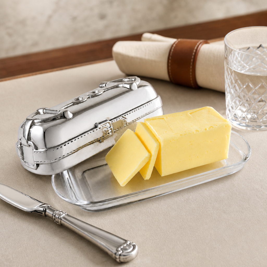 Equestrian Butter Dish 2