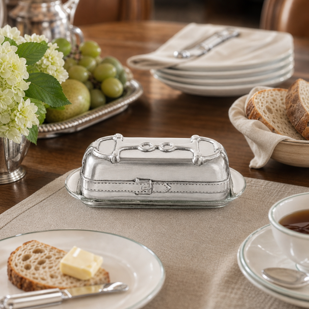 Equestrian Butter Dish 7