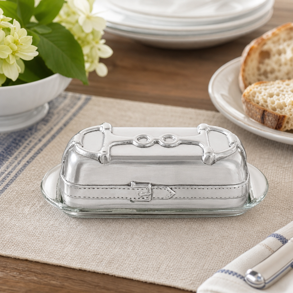 Equestrian Butter Dish 10