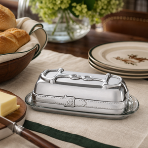 Equestrian Butter Dish 8