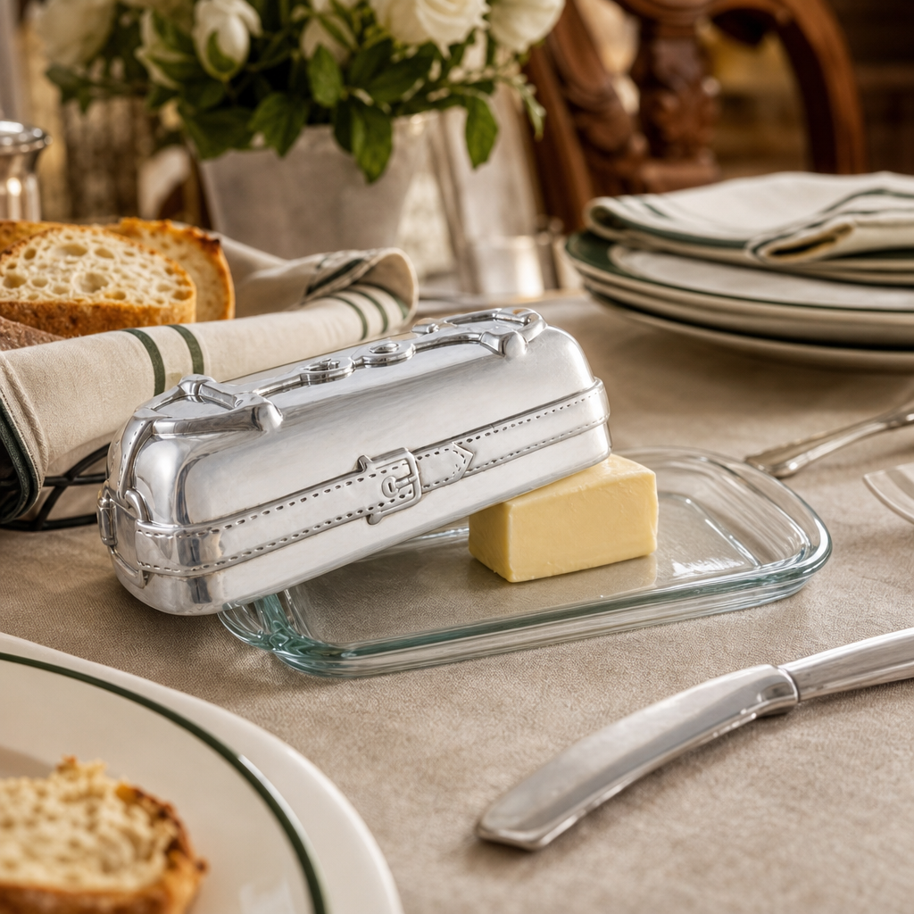 Equestrian Butter Dish 9