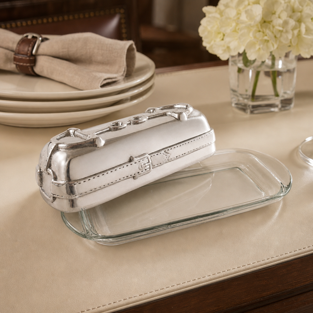 Equestrian Butter Dish 5