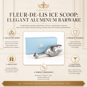 Fleur-De-Lis Ice Scoop 9