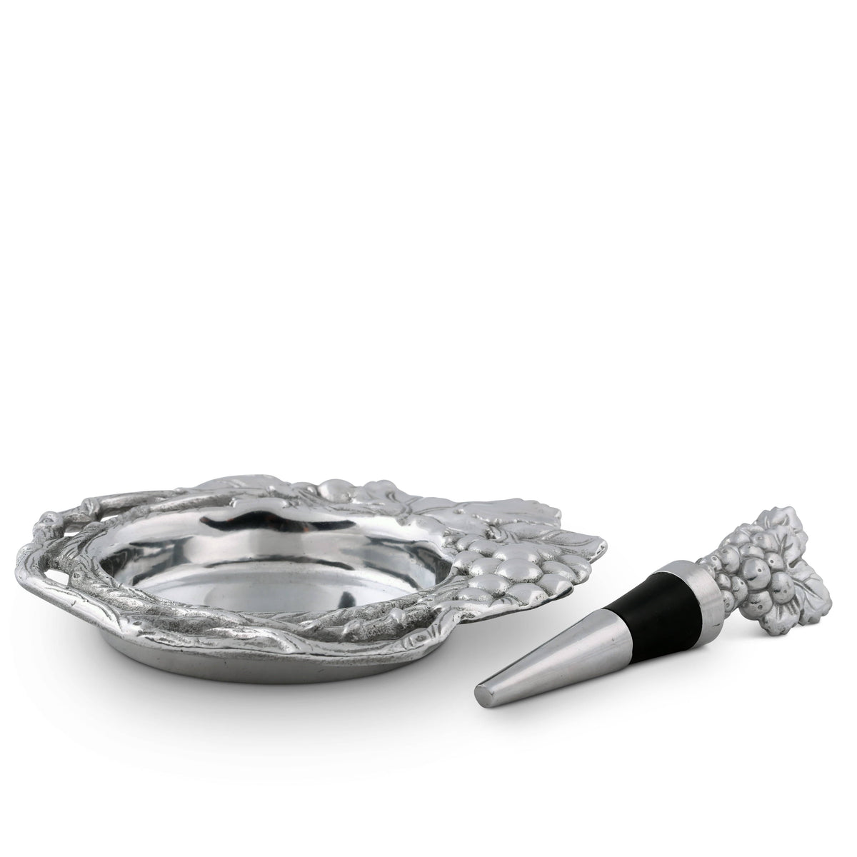 Grape Wine Coaster and Stopper Set 10