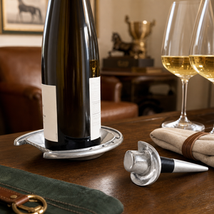 Horseshoe Wine Coaster and Hat Stopper Set 5