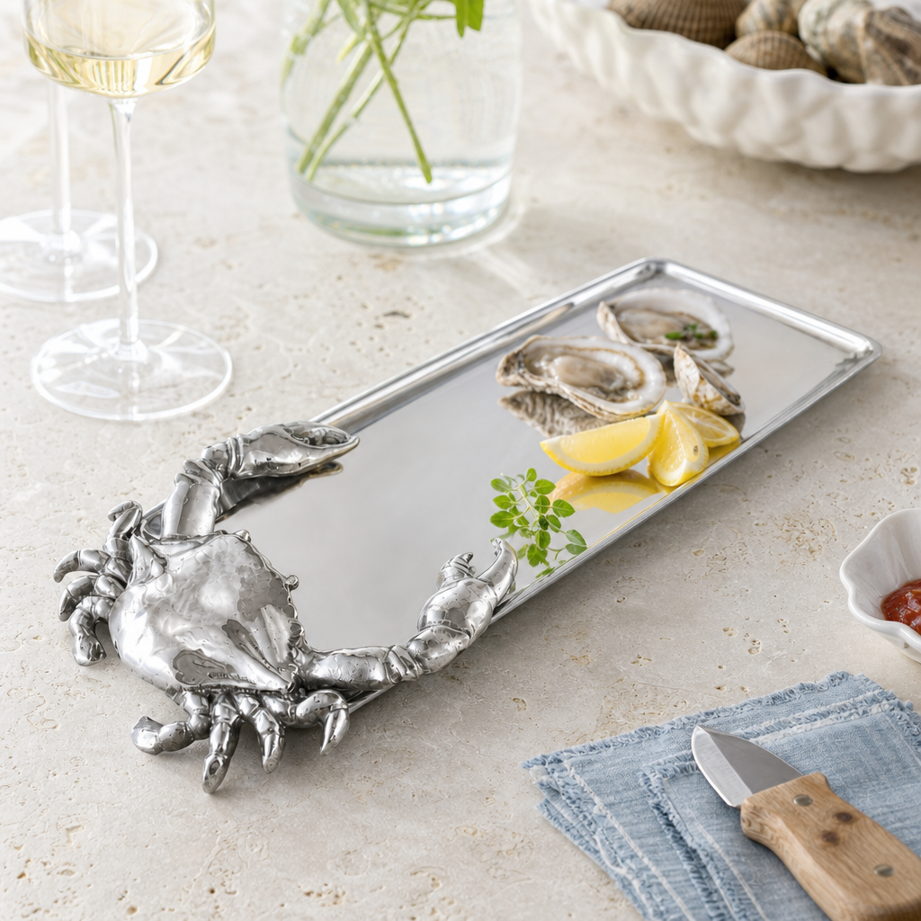 Crab Oblong Tray 4