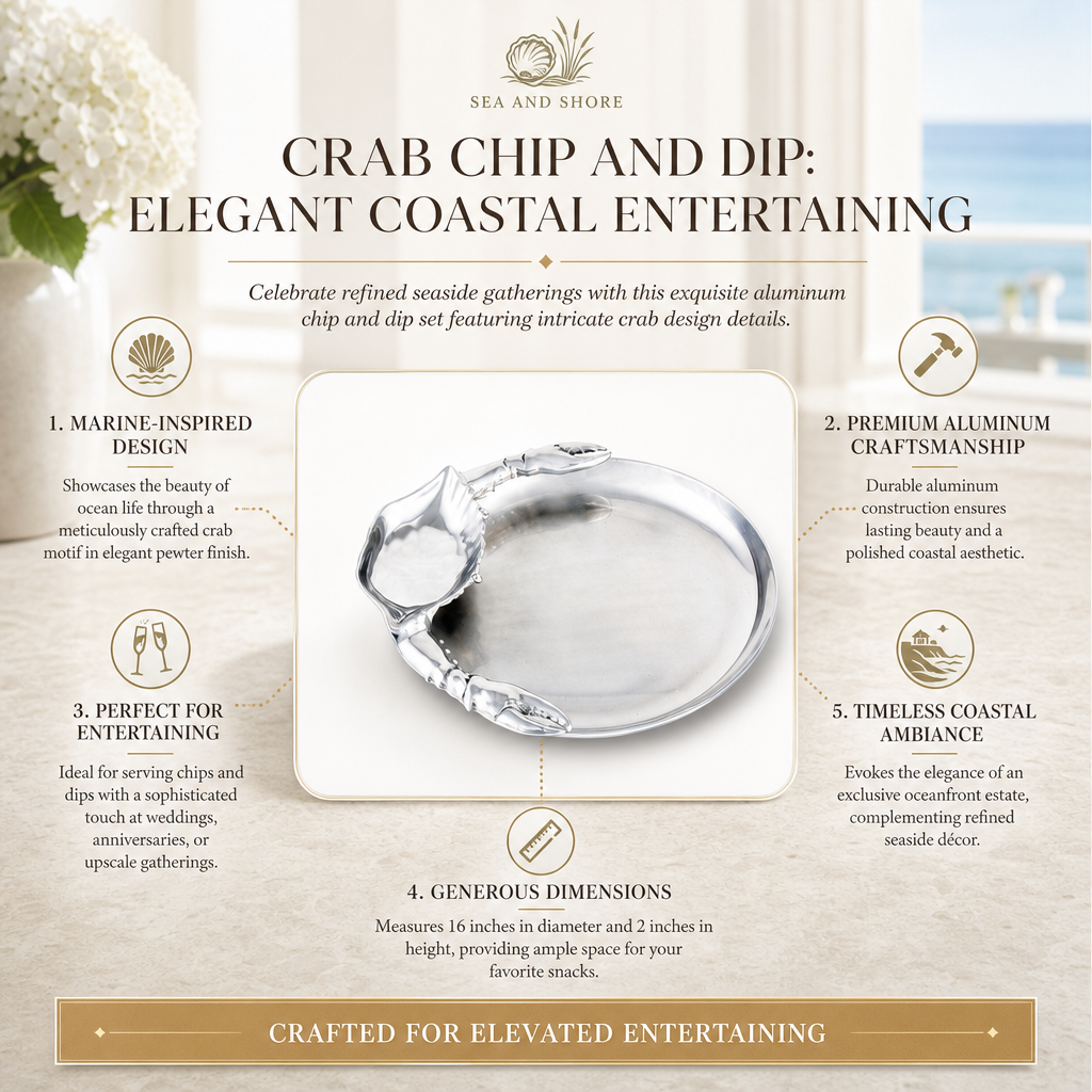 Crab Chip and Dip: Elegant Coastal Entertaining