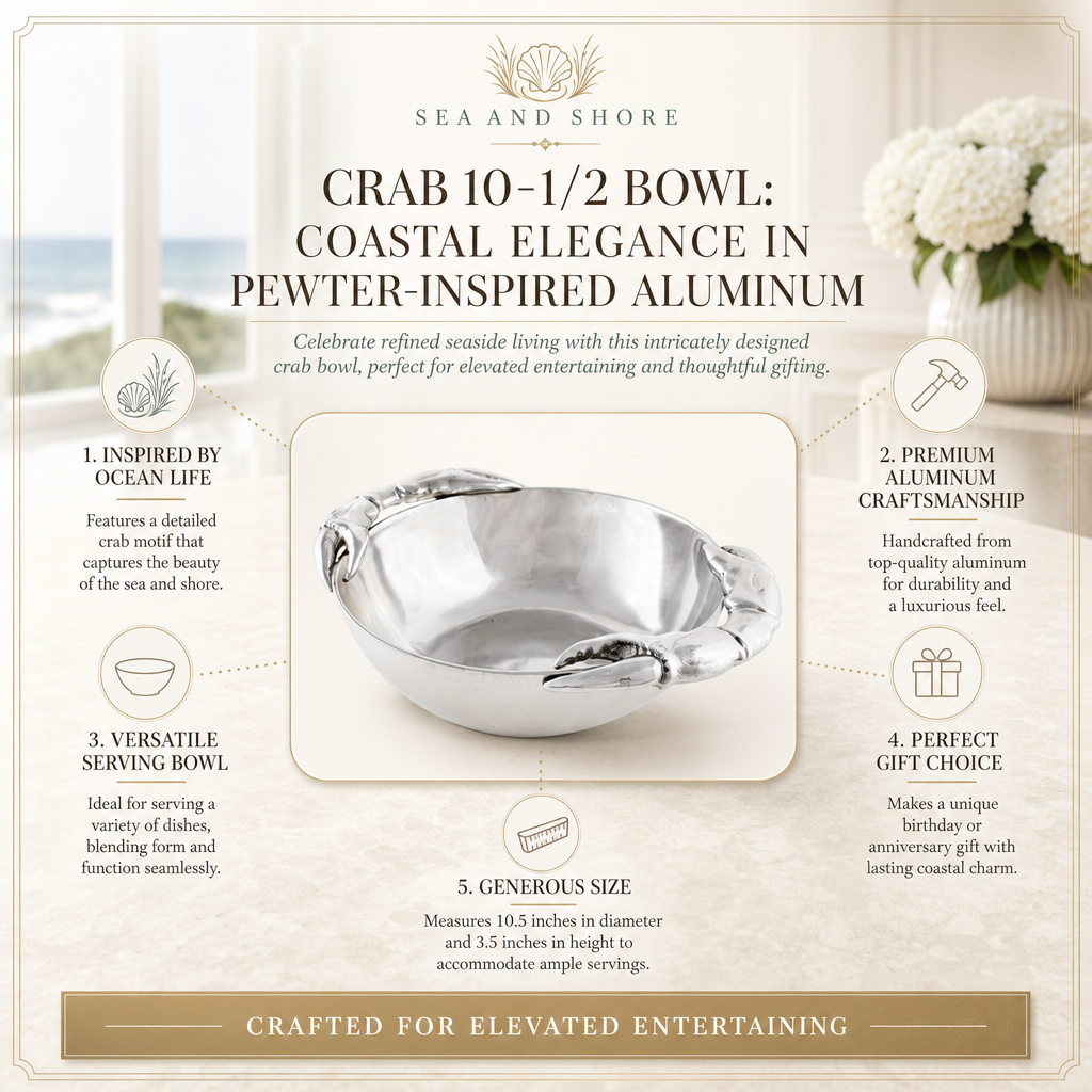 Crab 10-1/2 Bowl 16