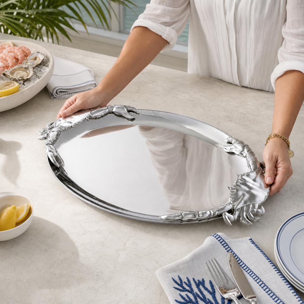 Crab Oval Platter 4