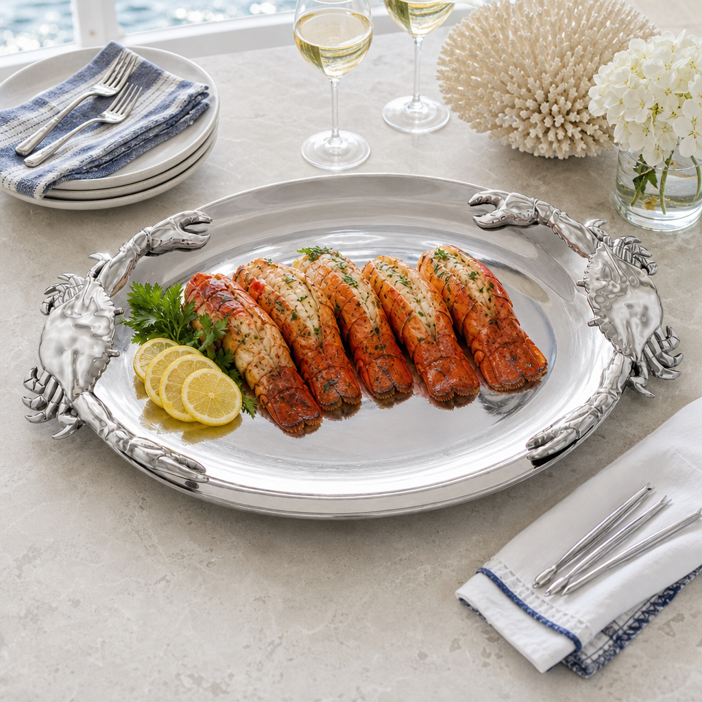 Crab Oval Platter 6