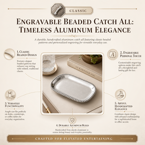 Engravable Beaded Catch All 9