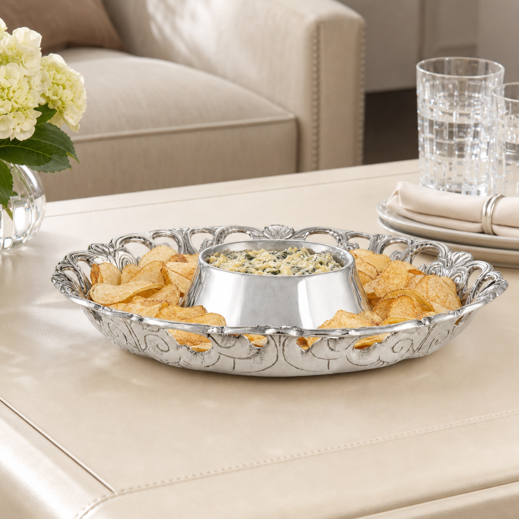 Fleur-De-Lis Chip and Dip 3