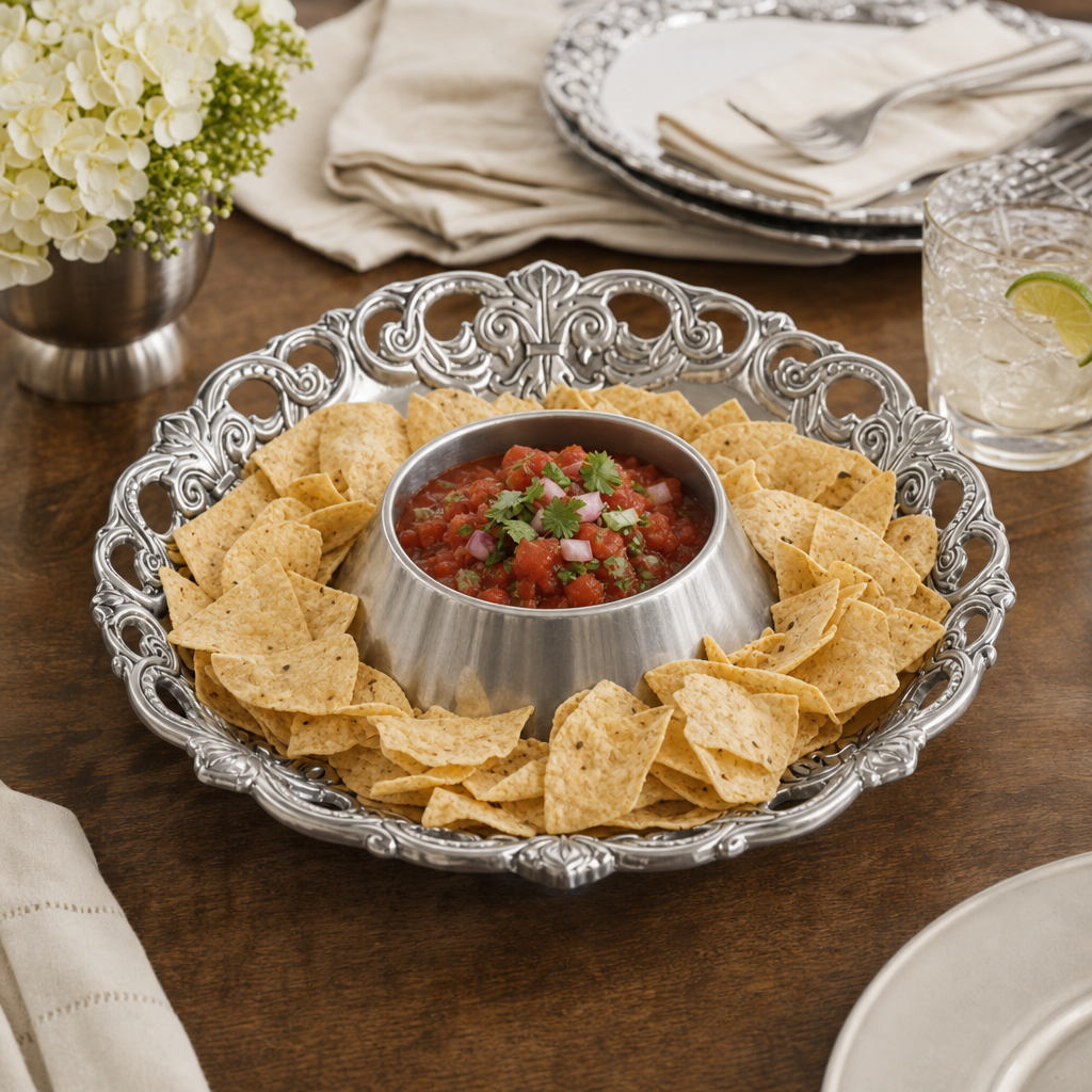 Fleur-De-Lis Chip and Dip 6