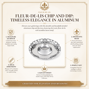 Fleur-De-Lis Chip and Dip 9
