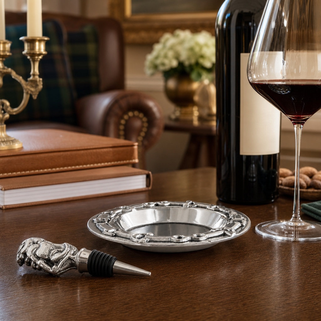 Equestrian Wine Coaster and Stopper Set 7