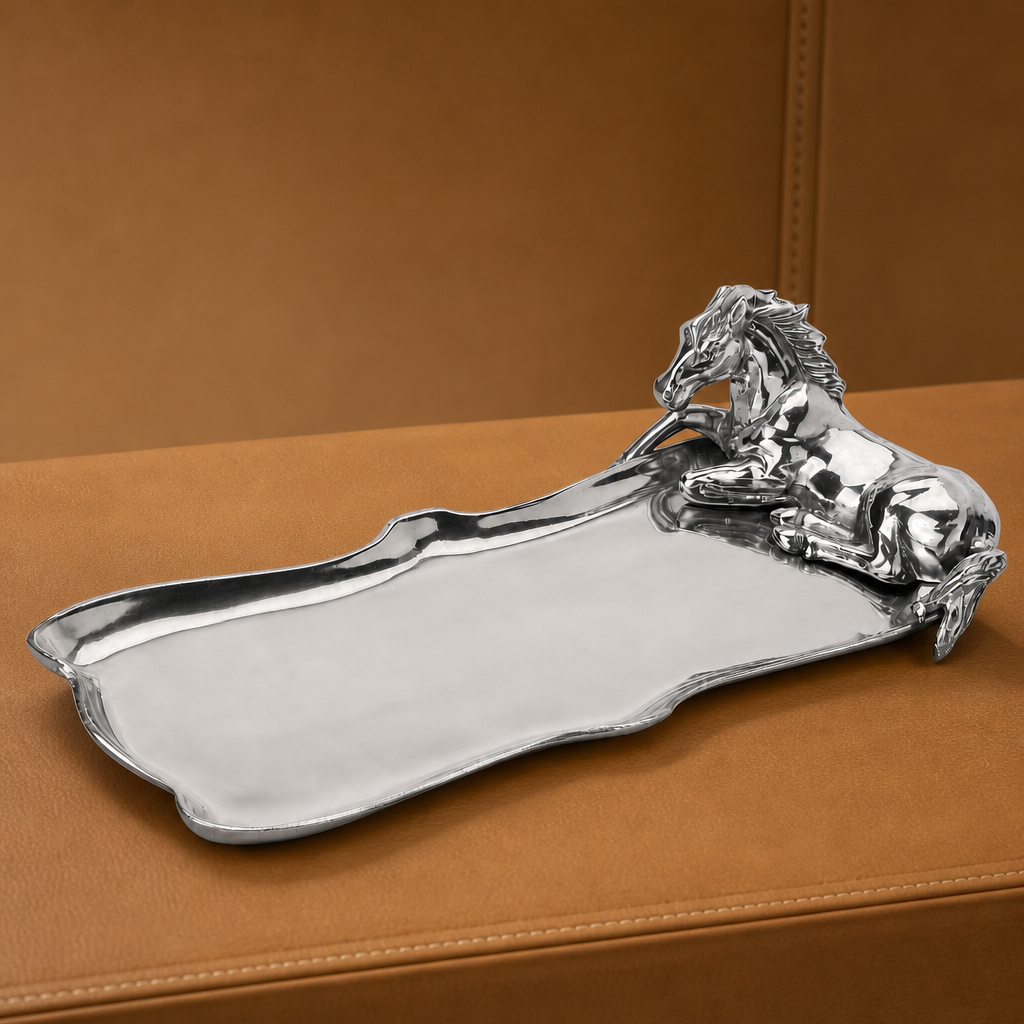Horse Figural Oblong Tray 1
