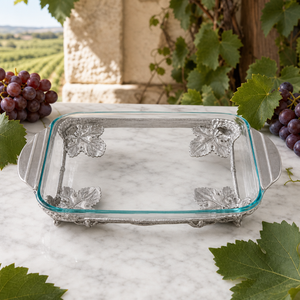 Elevated Grape Pyrex Holder 3qt 3