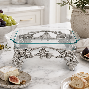 Elevated Grape Pyrex Holder 3qt 6