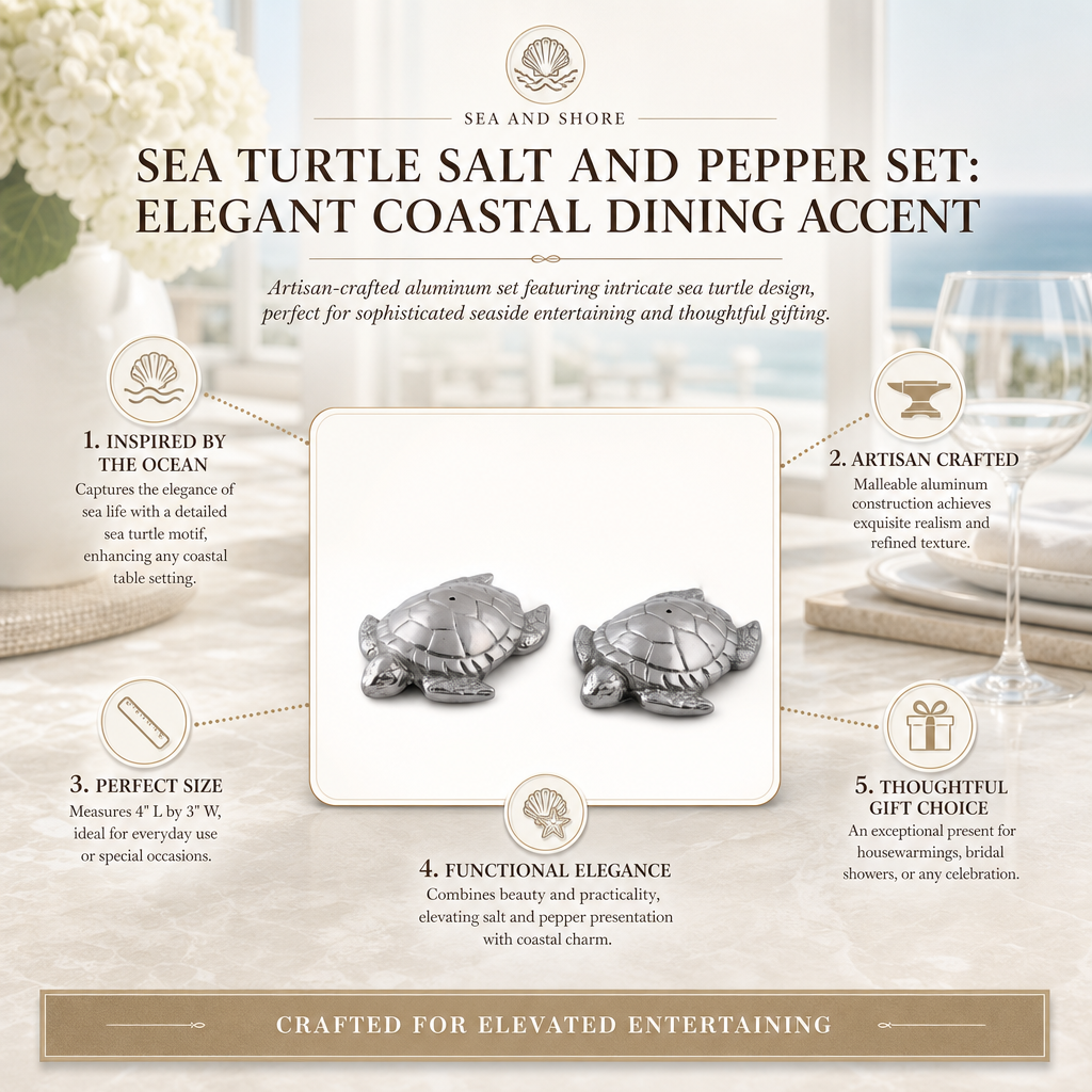 Sea Turtle Salt and Pepper Set 14