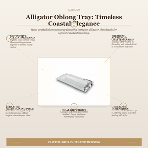 Alligator Oblong Tray 11