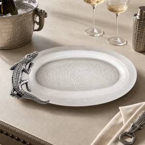 Alligator Glass Platter 2