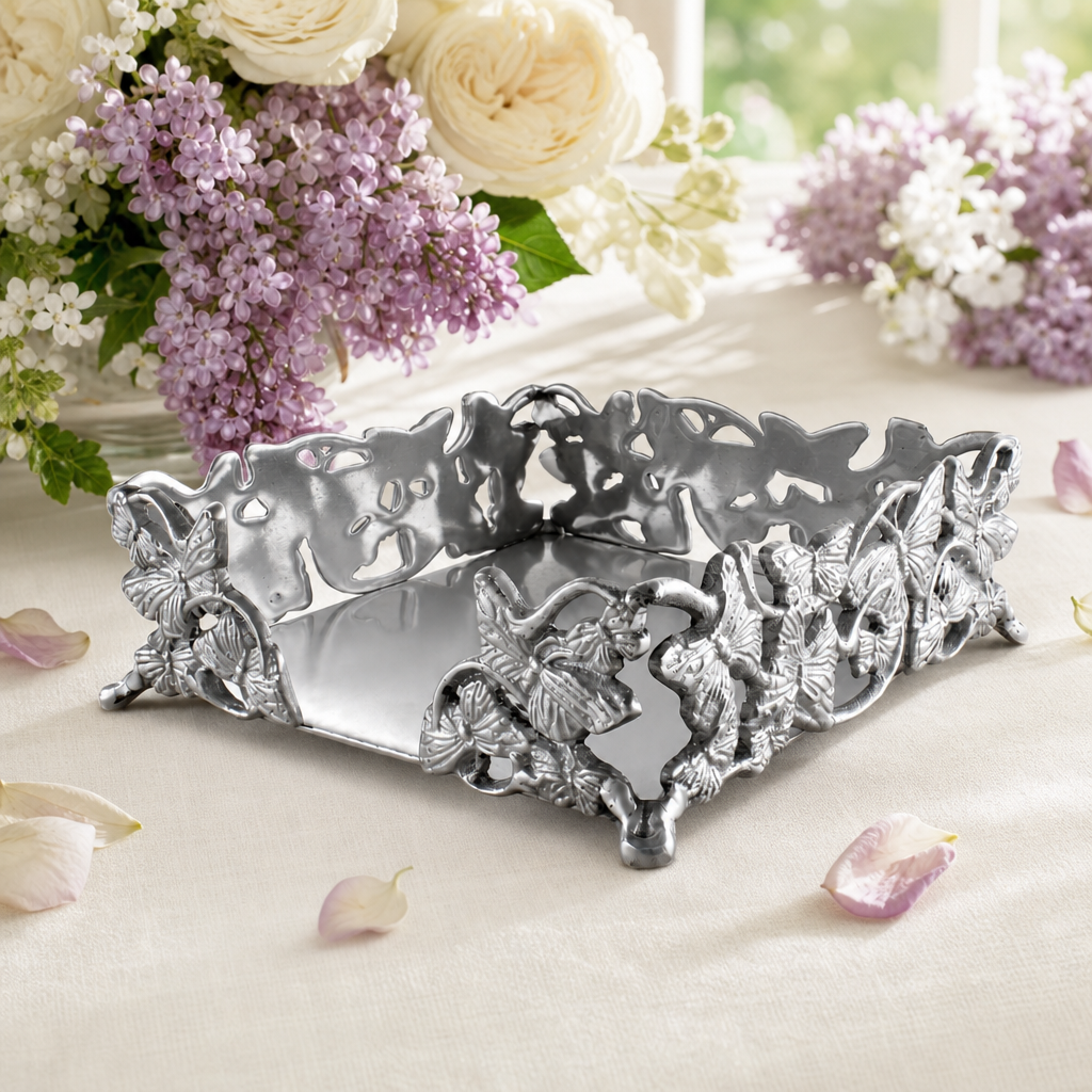 Butterfly Luncheon Napkin Box 1