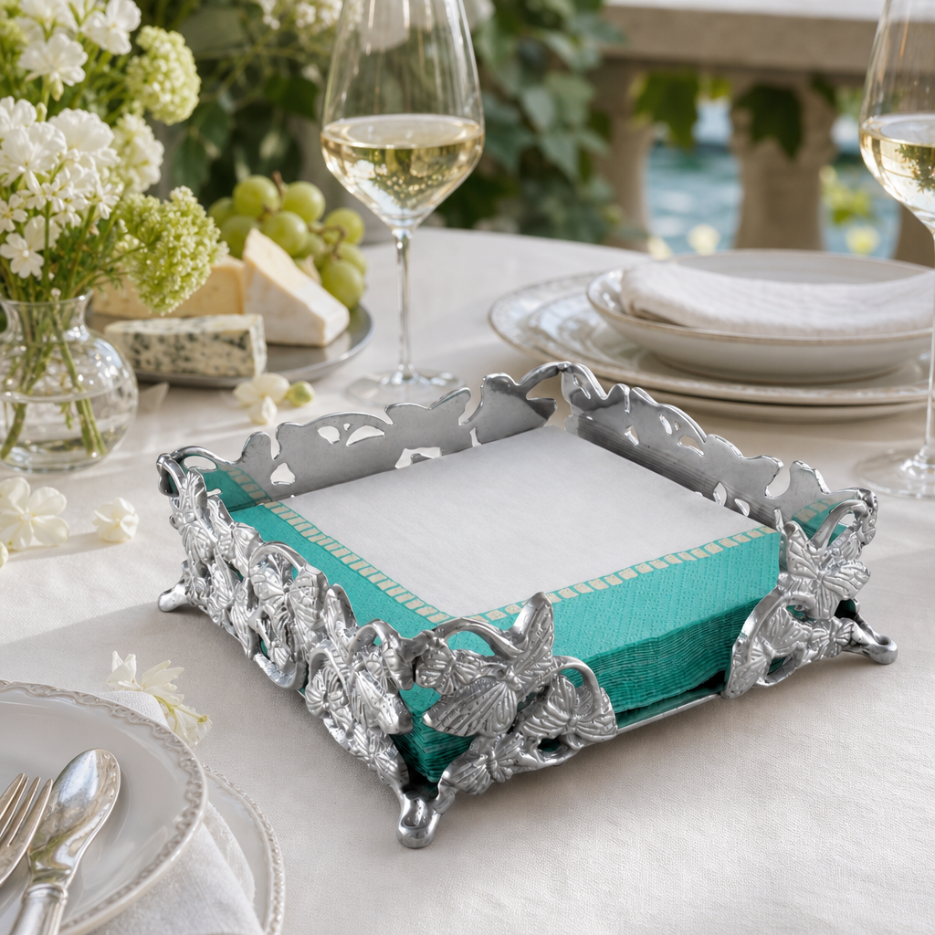 Butterfly Luncheon Napkin Box 8