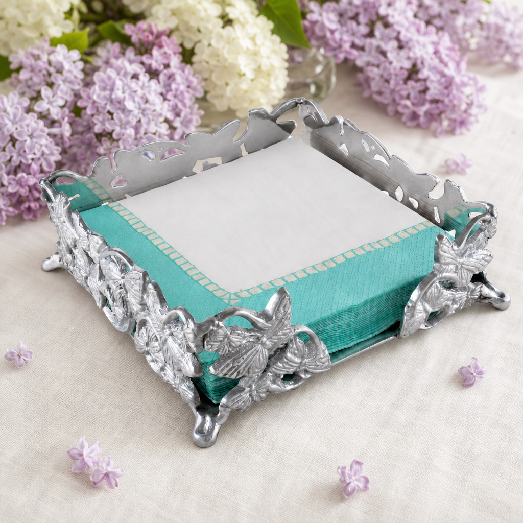Butterfly Luncheon Napkin Box 4