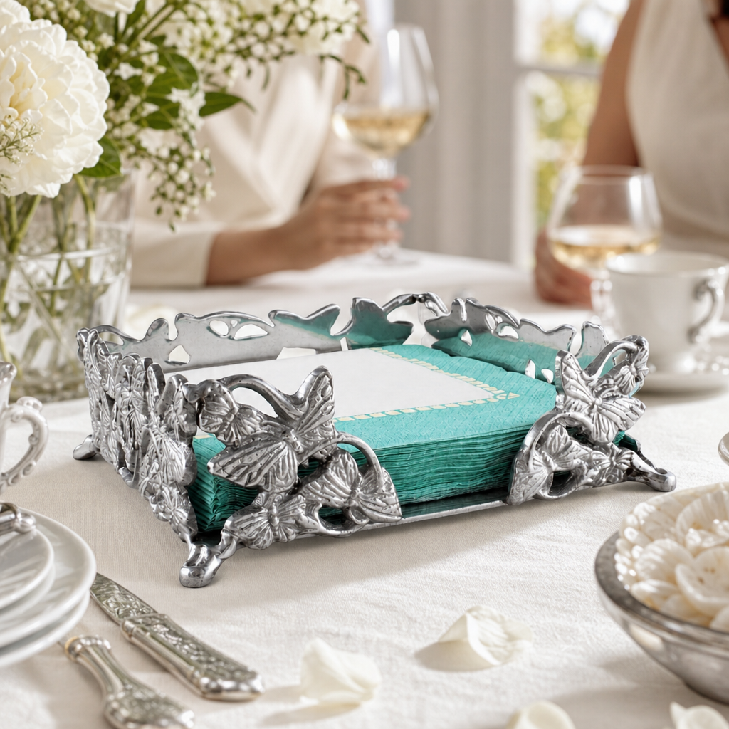 Butterfly Luncheon Napkin Box 9