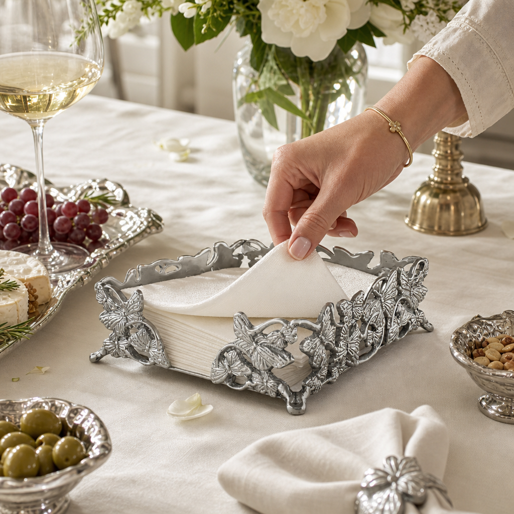 Butterfly Luncheon Napkin Box 14
