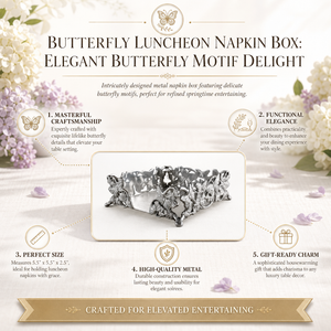 Butterfly Luncheon Napkin Box 17