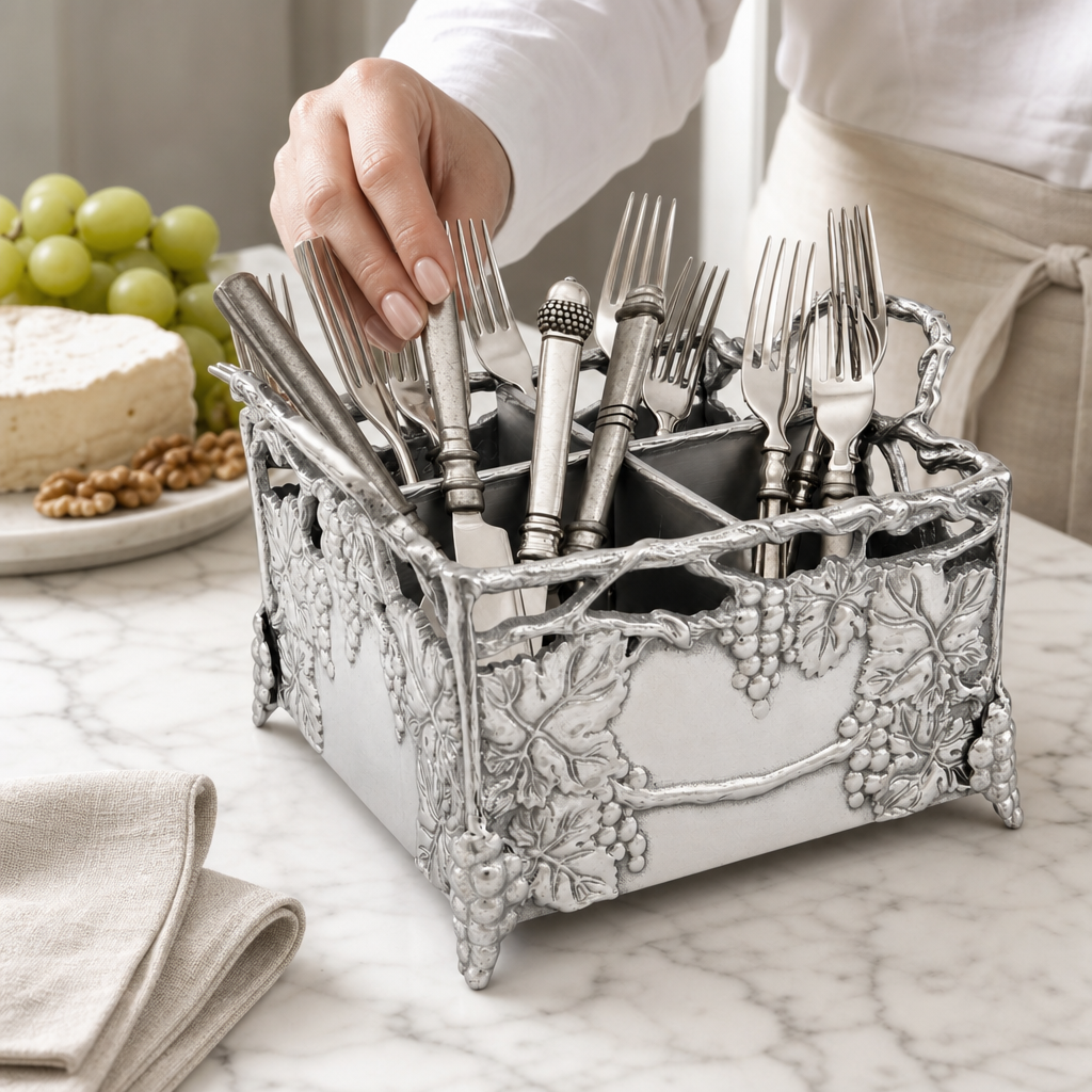 Grapevine Flatware Caddy 4